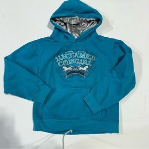 Blue Kids untamed cowgirl Hoodie